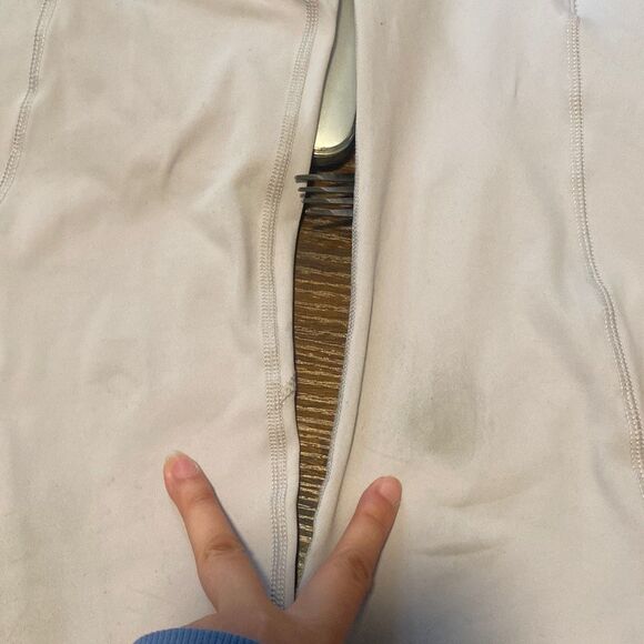 Monrow Light Blue Gray Full Length Movement High Rise Leggings Size Small Womens - Picture 7 of 8